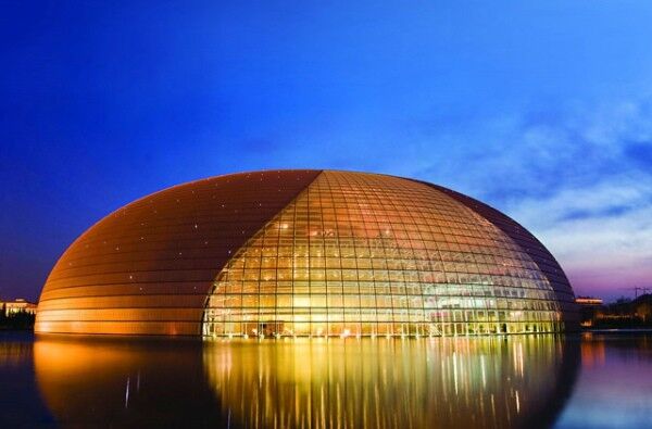 群吊葫蘆用于國家大劇院建設